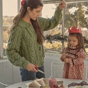 Doen Rive Cardigan in Willow, size XS